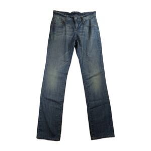 Sisley Slim Straight Jeans Light Distressed Womens EU 40 (US 8-10) NWT Euro Chic